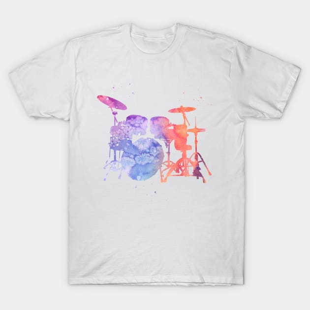 Drums T-Shirt by erzebeth